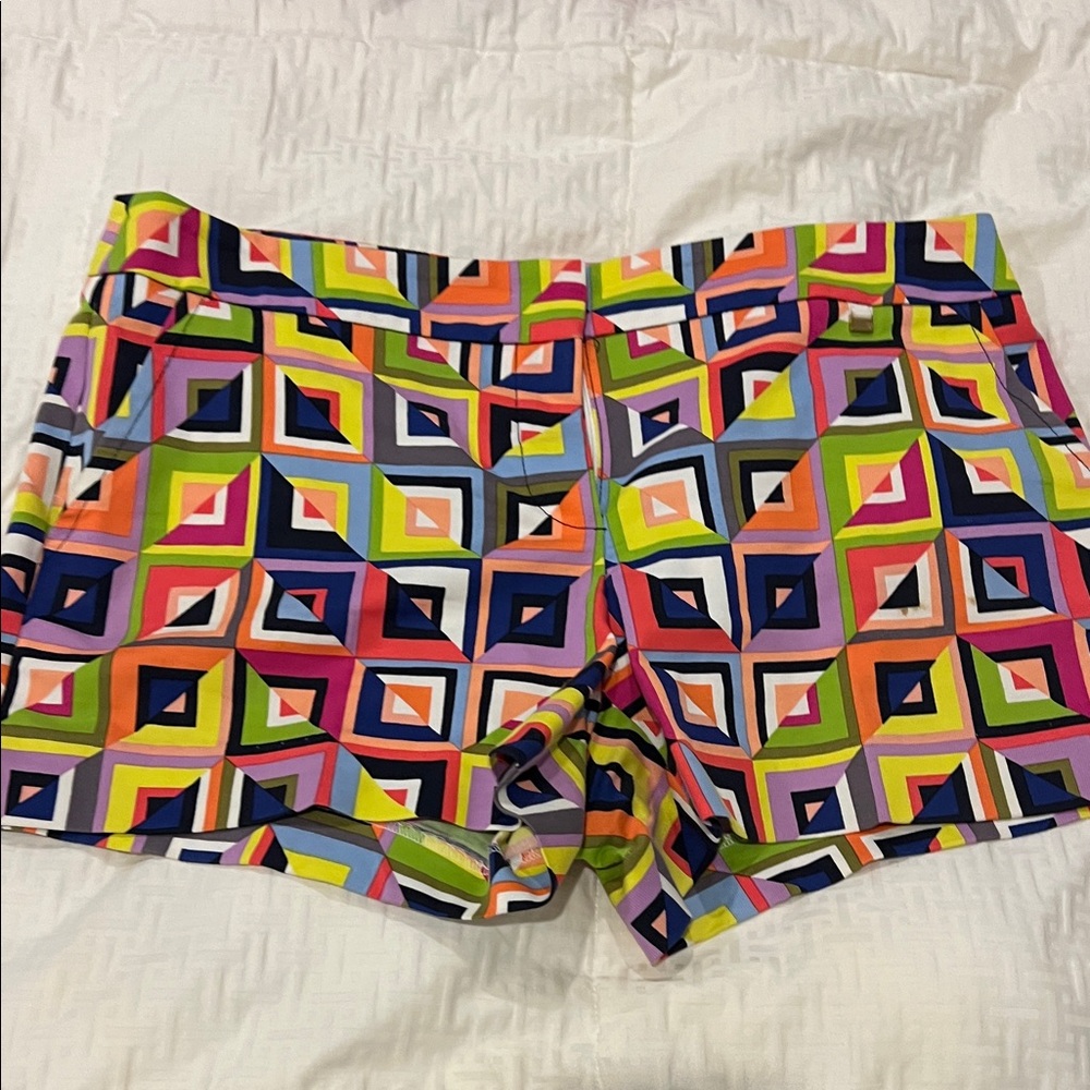 Trina Turk Colorful Geometric Women's Shorts